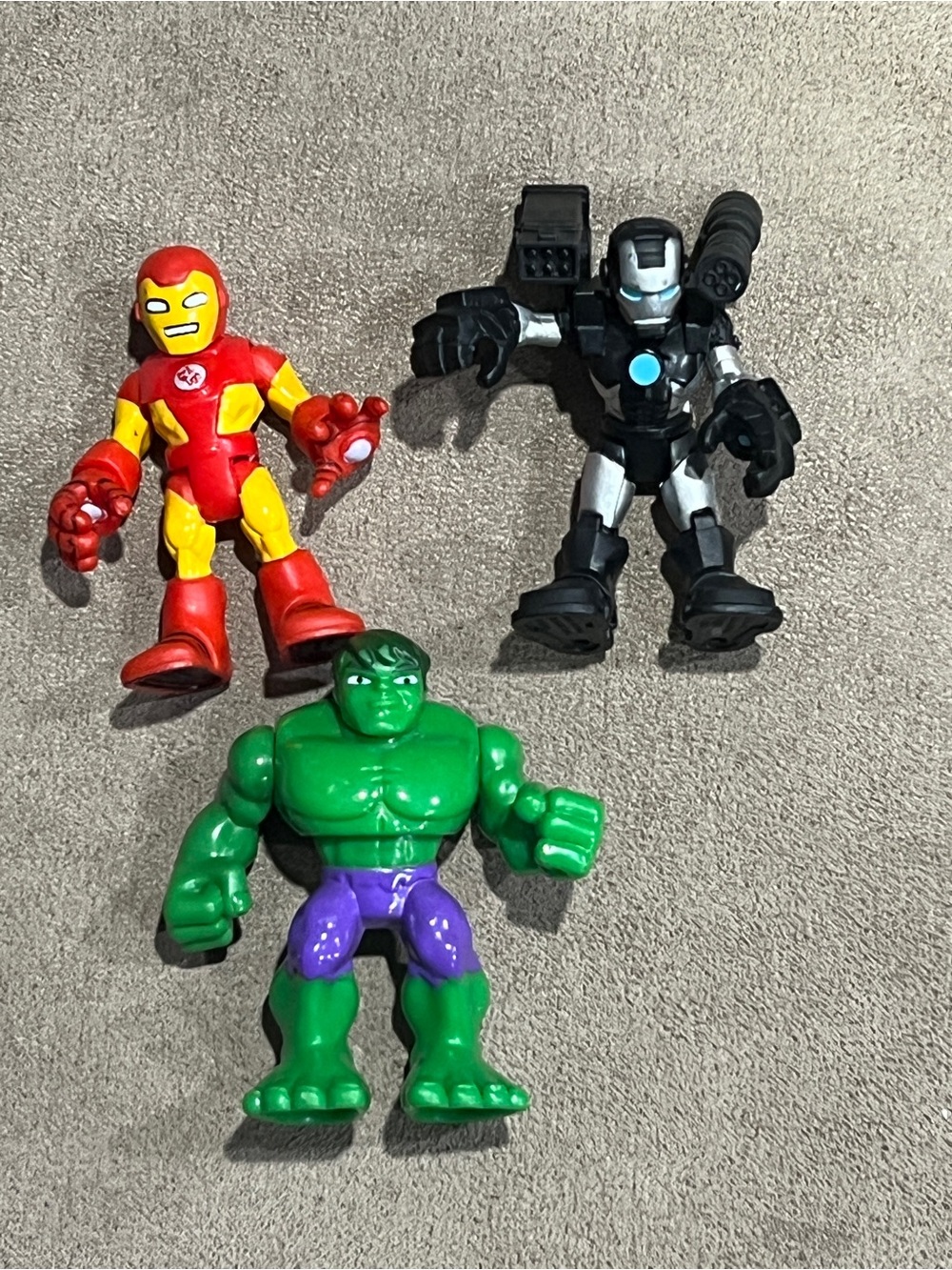 Marvel Avengers imaginext Figures - Iron Man, Hulk, War Machine